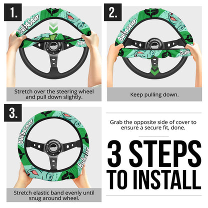 Bulbasaur Steering Wheel Cover