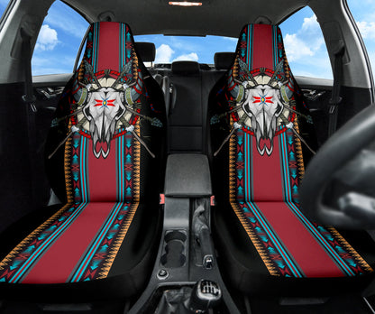 Bull Native American Car Seat Covers Car Accessories Ci220419-10