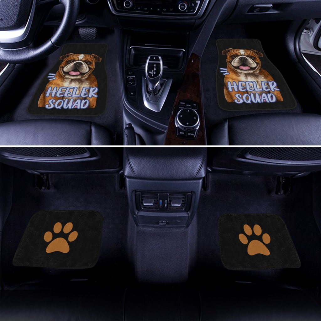 Bulldog Car Floor Mats Custom Car Accessories For Bulldog Lovers