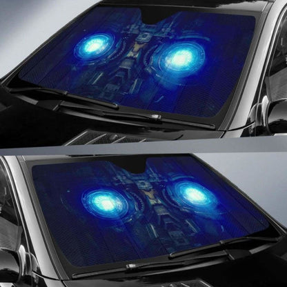 Bumble Bee Face Car Sun Shades 918b Universal Fit