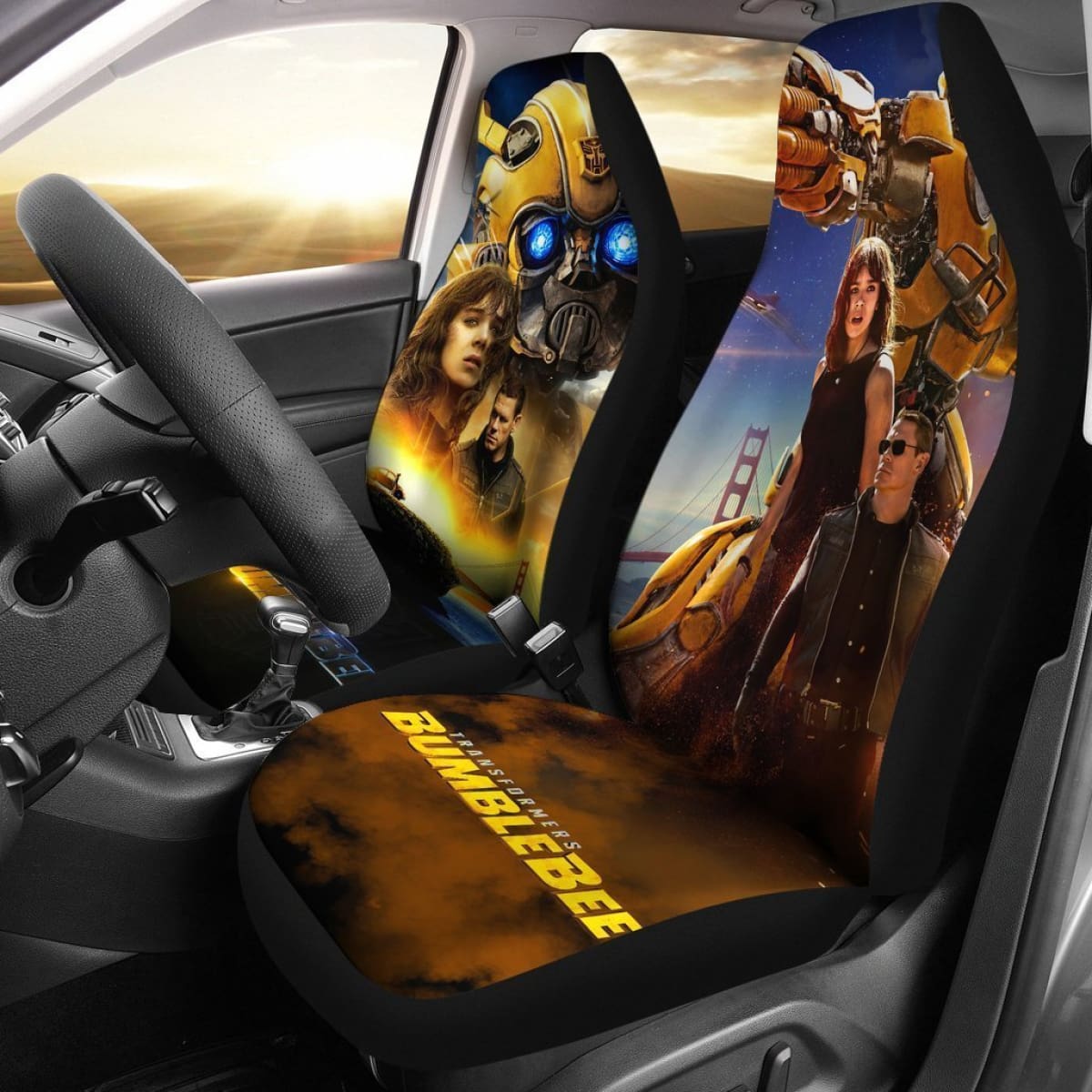 Bumblebee 2018 Every Hero Has A Beginning Car Seat Covers Lt03 Universal Fit 225721