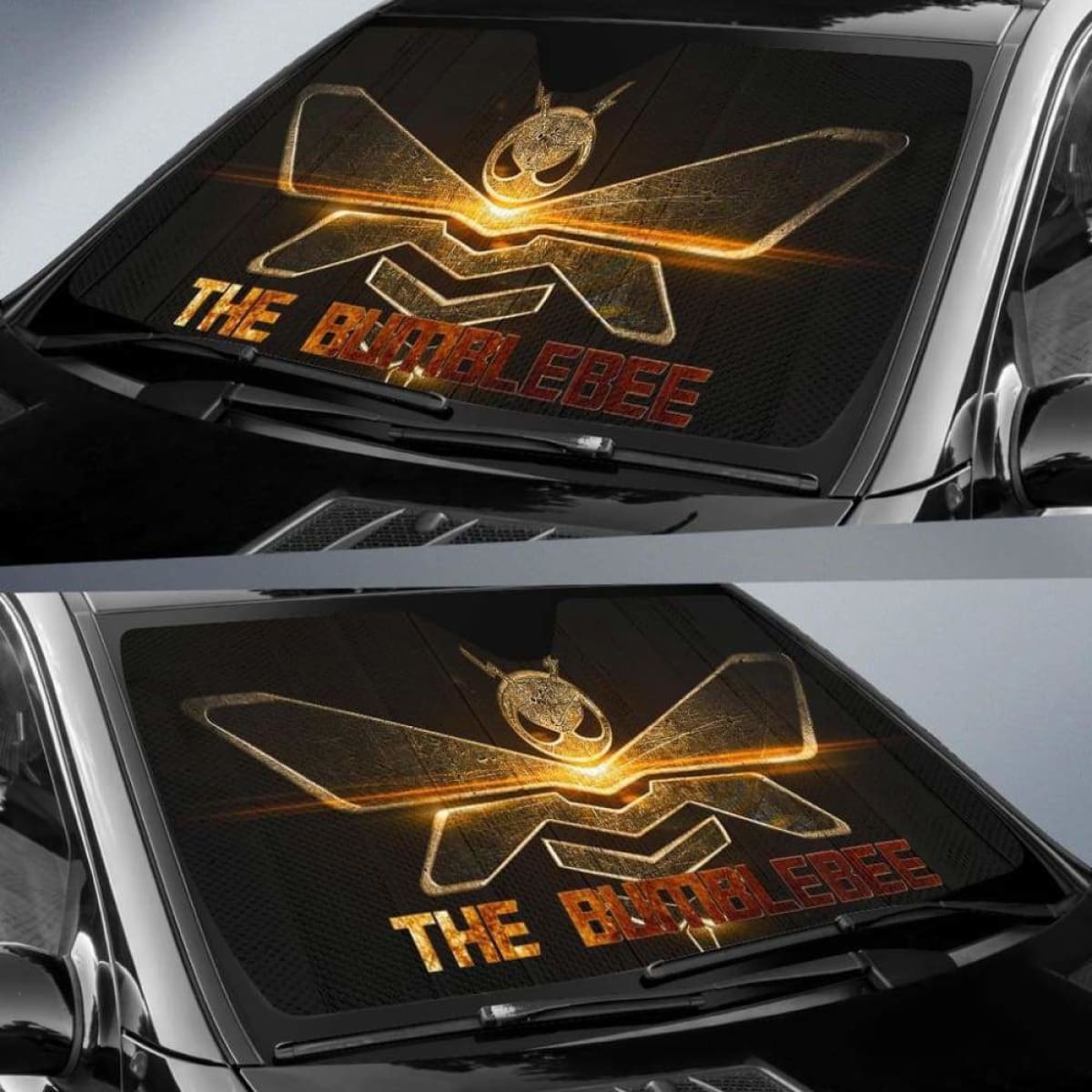 Bumblebee Logo Auto Sun Shades 918b Universal Fit