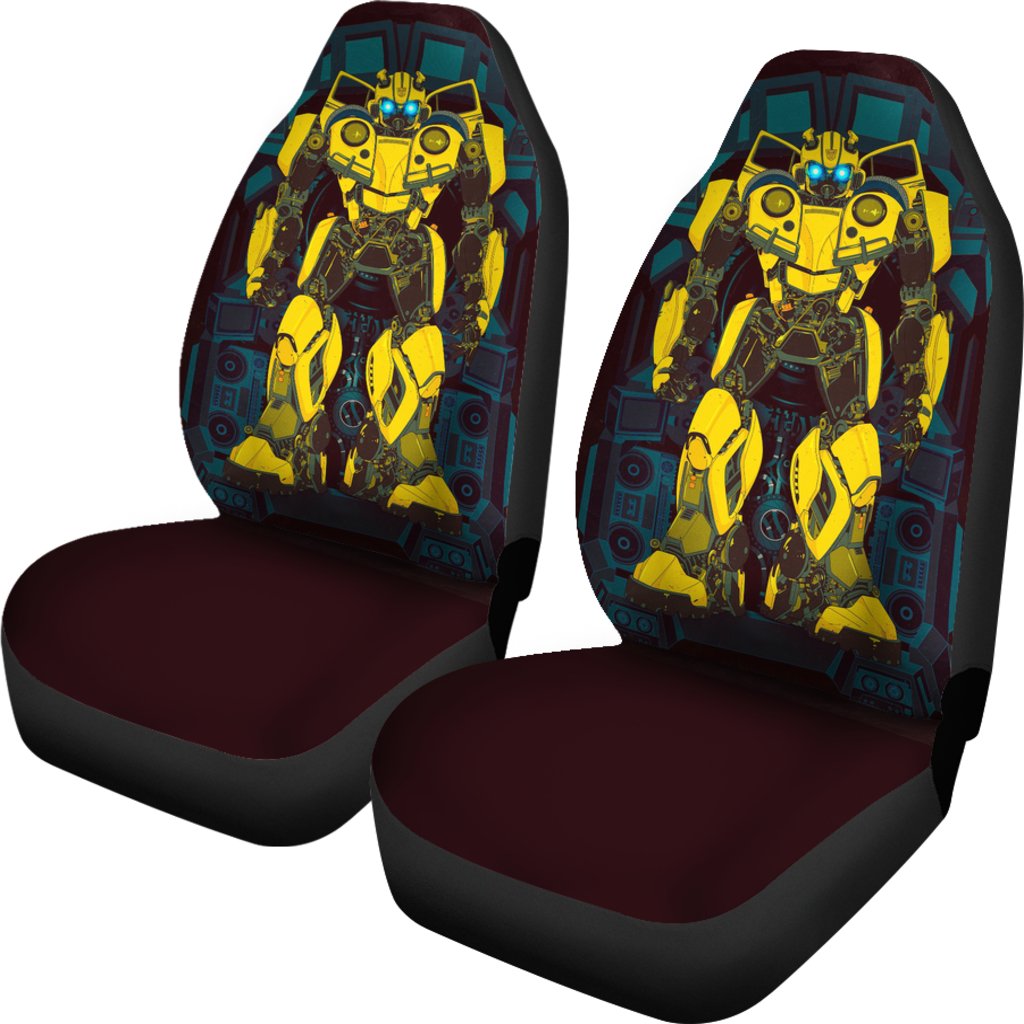 Bumblebee Robot Car Seat Covers