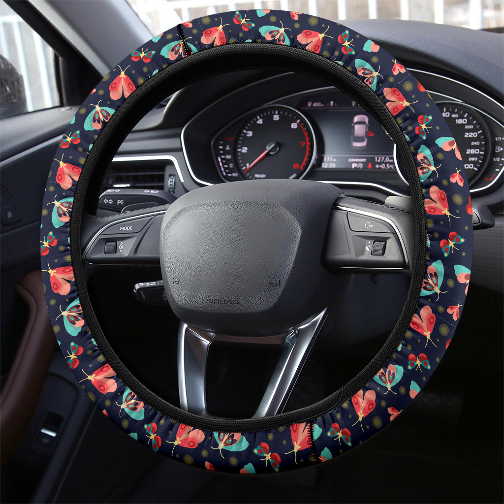 Butterfly Beautiful Premium Car Steering Wheel Cover