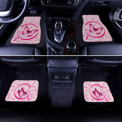 Butterfly Car Floor Mats Custom Breast Cancer Meanigful Car Accessories
