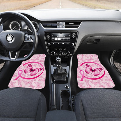 Butterfly Car Floor Mats Custom Breast Cancer Meanigful Car Accessories