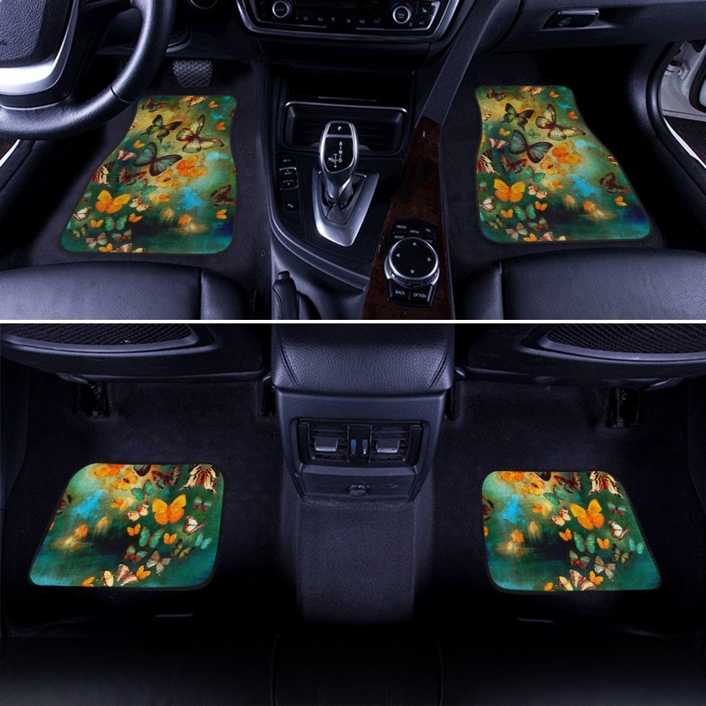 Butterfly Car Floor Mats Custom Butterflies Car Accessories