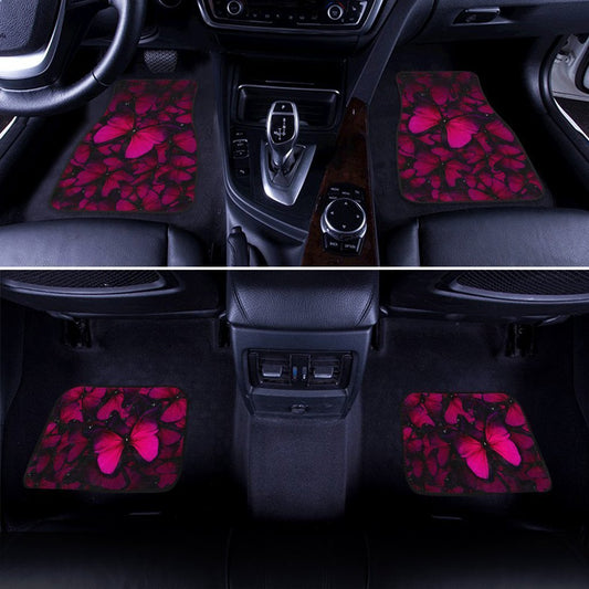 Butterfly Car Floor Mats Custom Colorful Cute Car Accessories