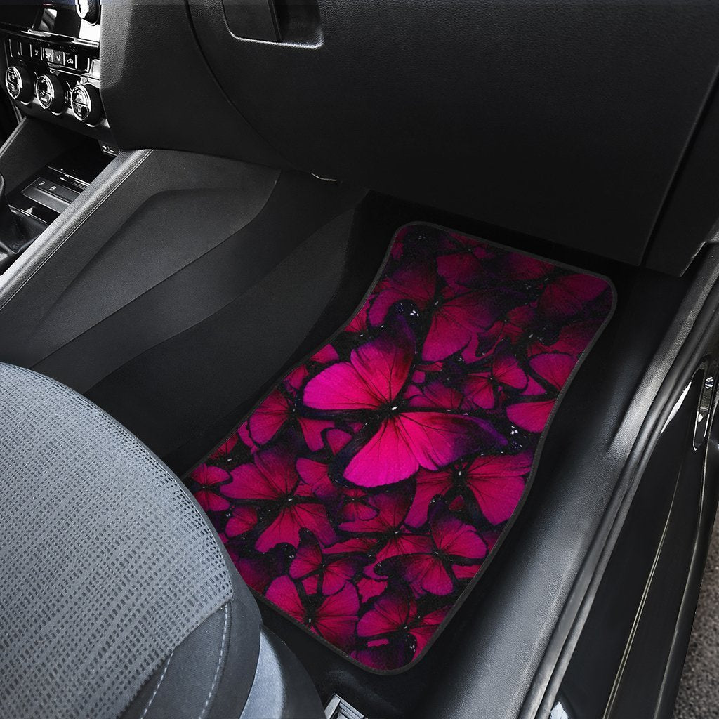 Butterfly Car Floor Mats Custom Colorful Cute Car Accessories