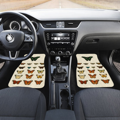 Butterfly Car Floor Mats Custom Pattern Insects Car Accessories