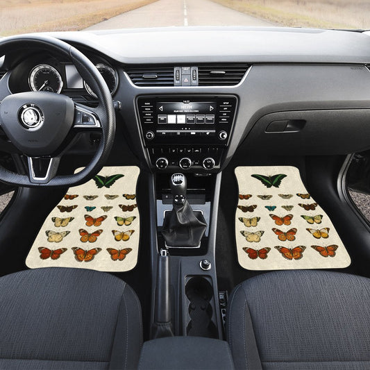 Butterfly Car Floor Mats Custom Pattern Insects Car Accessories