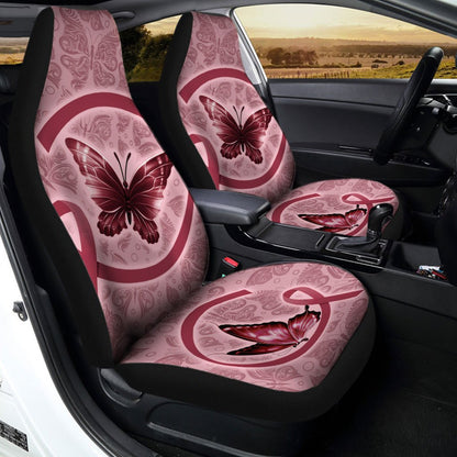 Butterfly Car Seat Covers Custom Multiple Cancer Car Accessories Meaningful Gifts