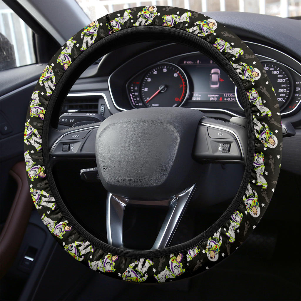 Buzz Lightyear Toy Story Premium Car Steering Wheel Cover