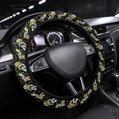 Buzz Lightyear Toy Story Premium Car Steering Wheel Cover