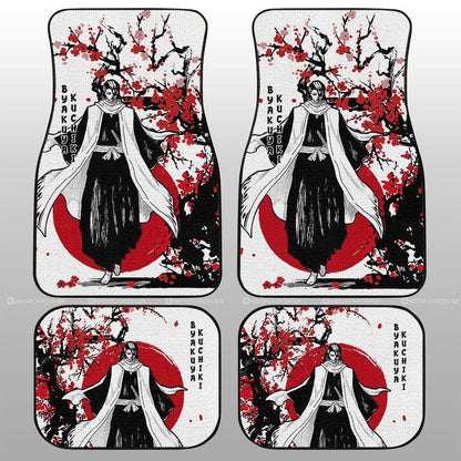 Byakuya Kuchiki Car Floor Mats Custom Japan Style Anime Bleach Car Interior Accessories