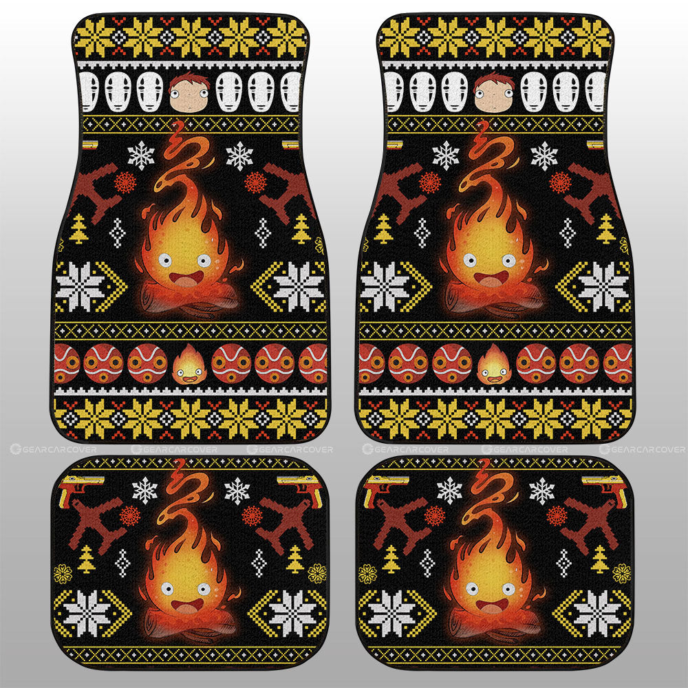 Calcifer Car Floor Mats Custom Car Accessories