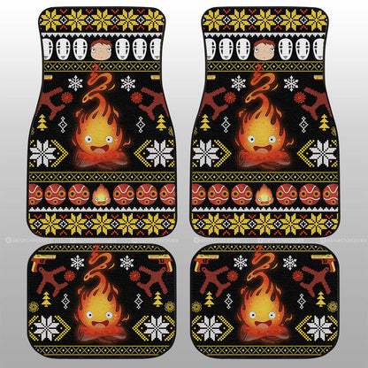 Calcifer Car Floor Mats Custom Car Accessories