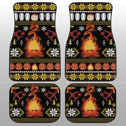Calcifer Car Floor Mats Custom Car Accessories