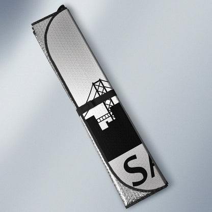 California San Francisco Skyline Car Sunshade Custom Car Accessories