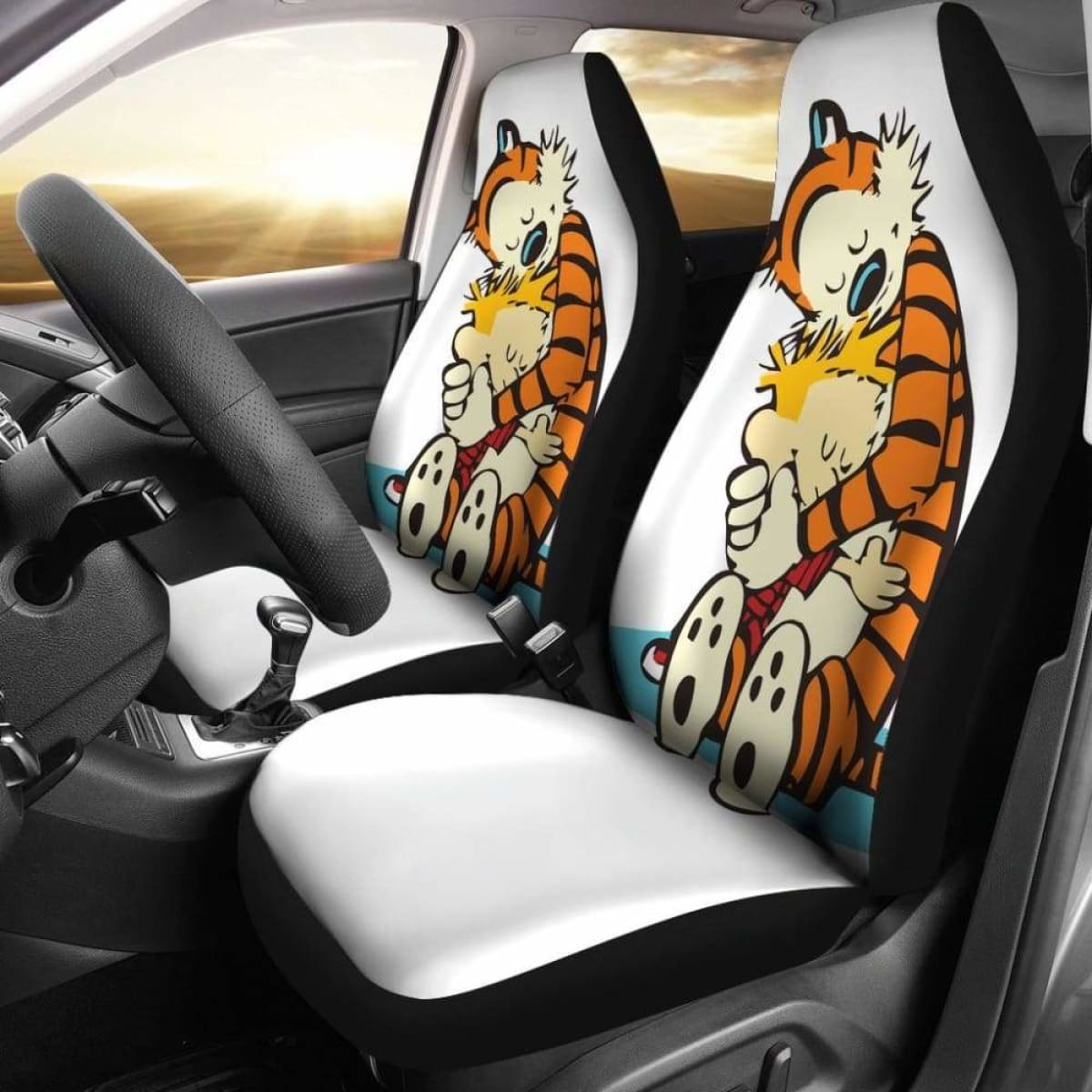 Calvin And Hobbes Car Seat Covers 100421 Universal Fit