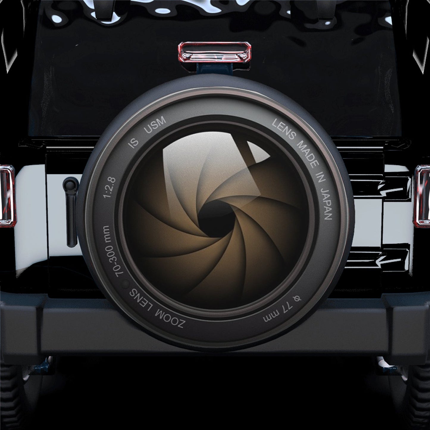 Camera Len Zoom Focus Spare Tire Cover