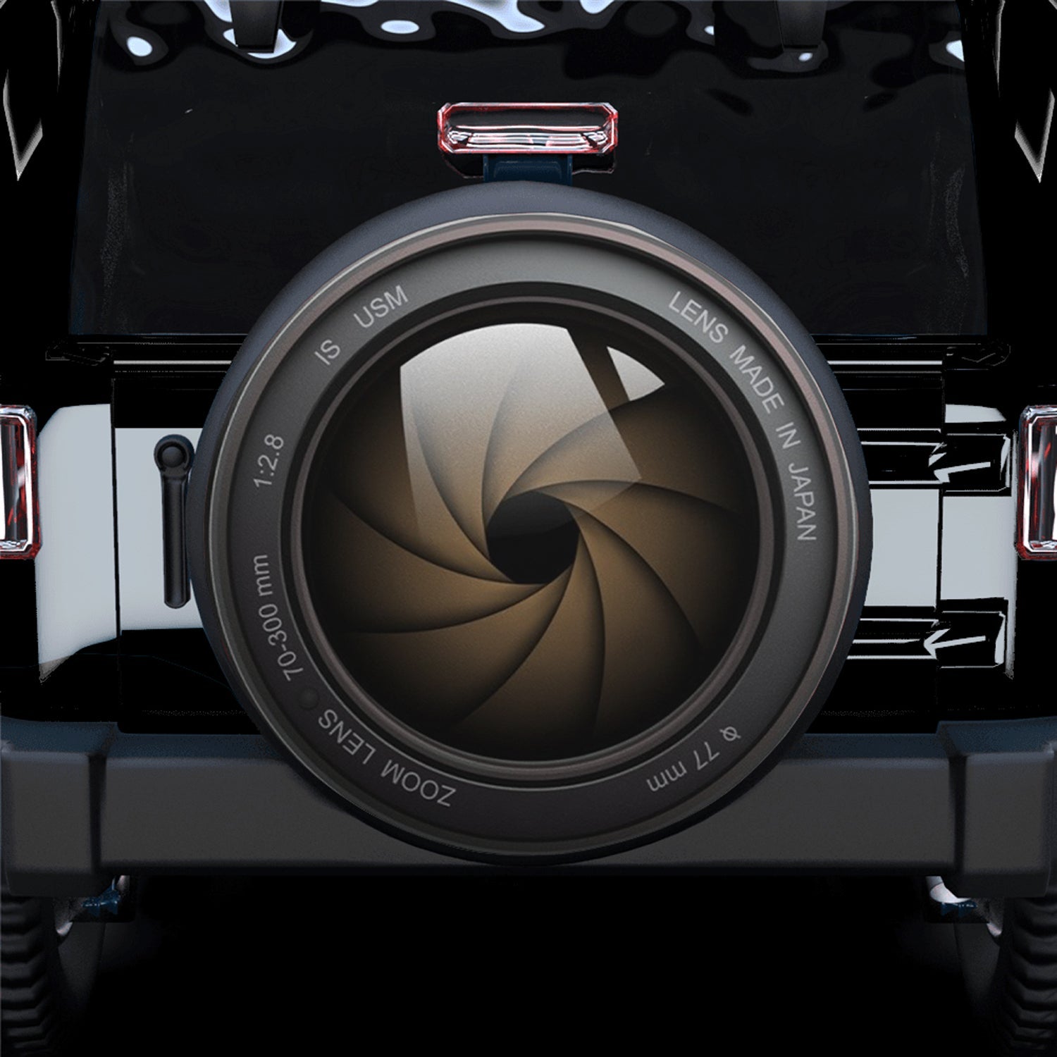 Camera Len Zoom Focus Spare Tire Cover