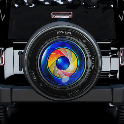 Camera Zoom Len Spare Tire Cover