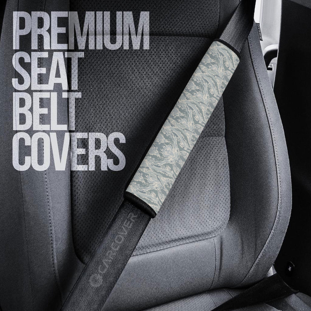 Camouflage Seat Belt Covers Custom Air Force Car Accessories Gifts