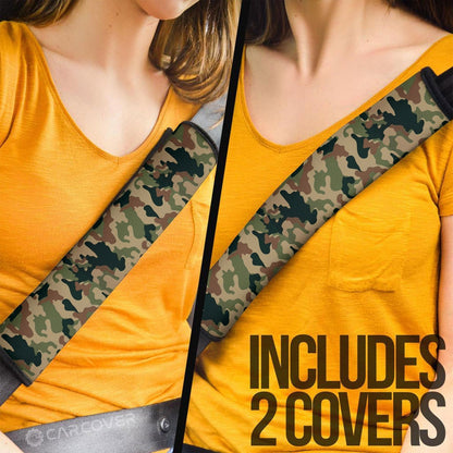 Camouflage Seat Belt Covers Custom Space Force Car Accessories
