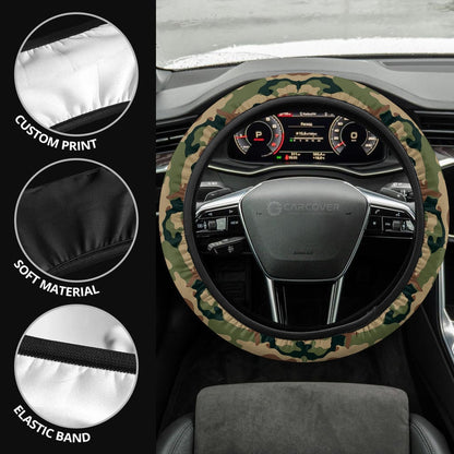 Camouflage Steering Wheel Covers Custom Camouflage Space Force Car Accessories