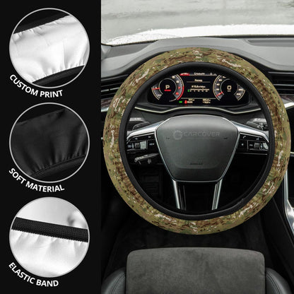 Camouflage Steering Wheel Covers Custom Coast Guard Car Accessories