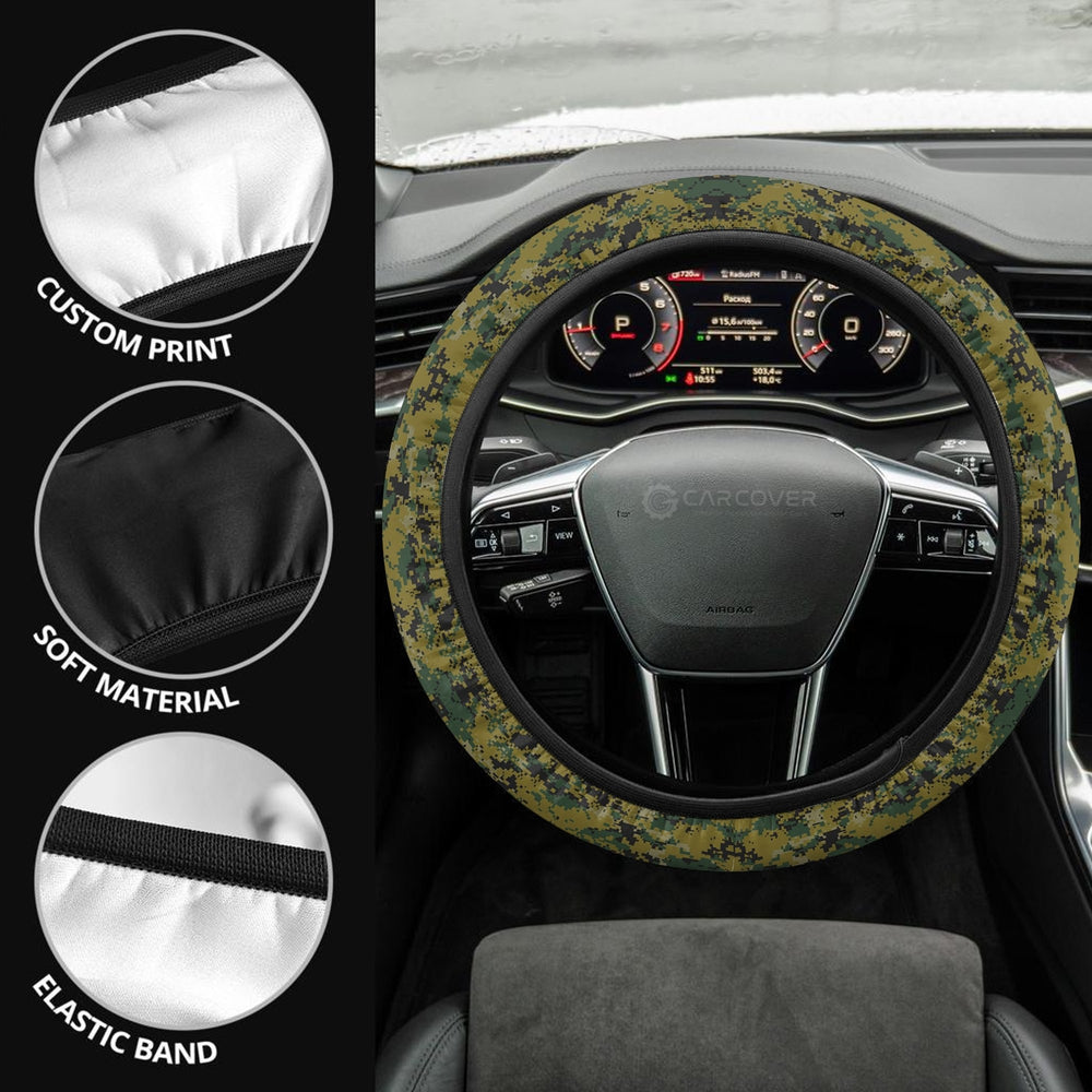 Camouflage Steering Wheel Covers Custom Marine Corps Car Accessories Marines Gifts