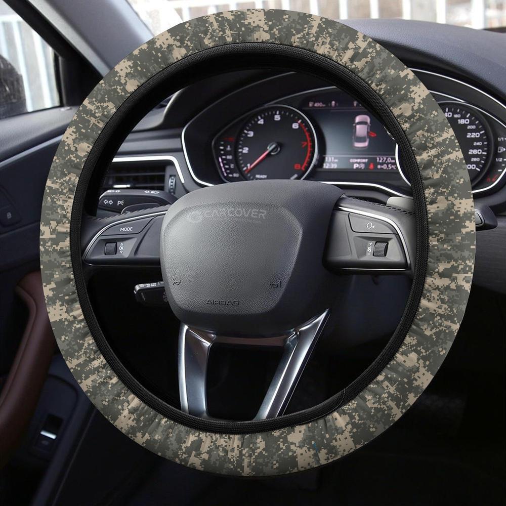 Camouflage Steering Wheel Covers Custom US Army Car Steering Wheel Cover