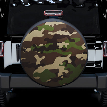 Camouflage US Army Bright Green Print Texture Car Spare Tire Cover