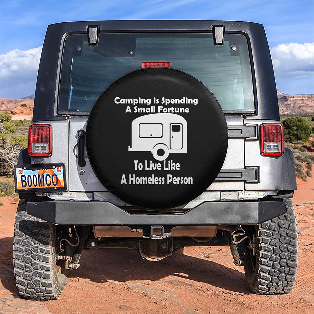 Camping Is Spending A Small Fortune Car Spare Tire Cover
