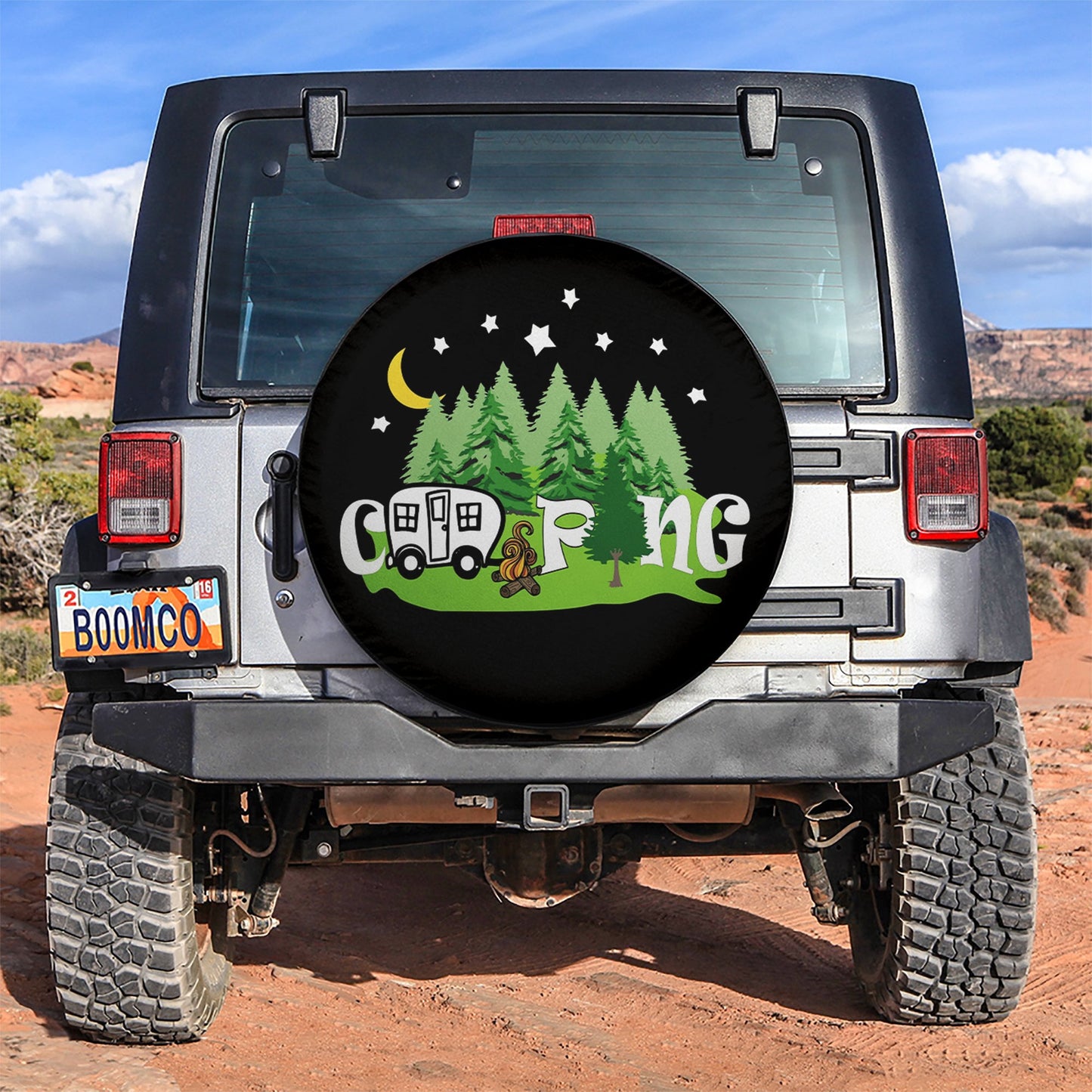 Camping Jeep Car Spare Tire Cover