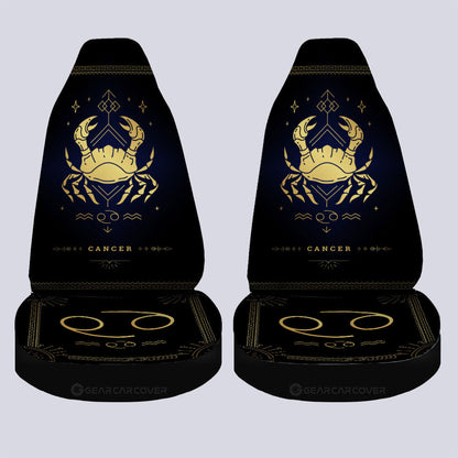 Cancer Car Seat Covers Custom Zodiac Car Accessories