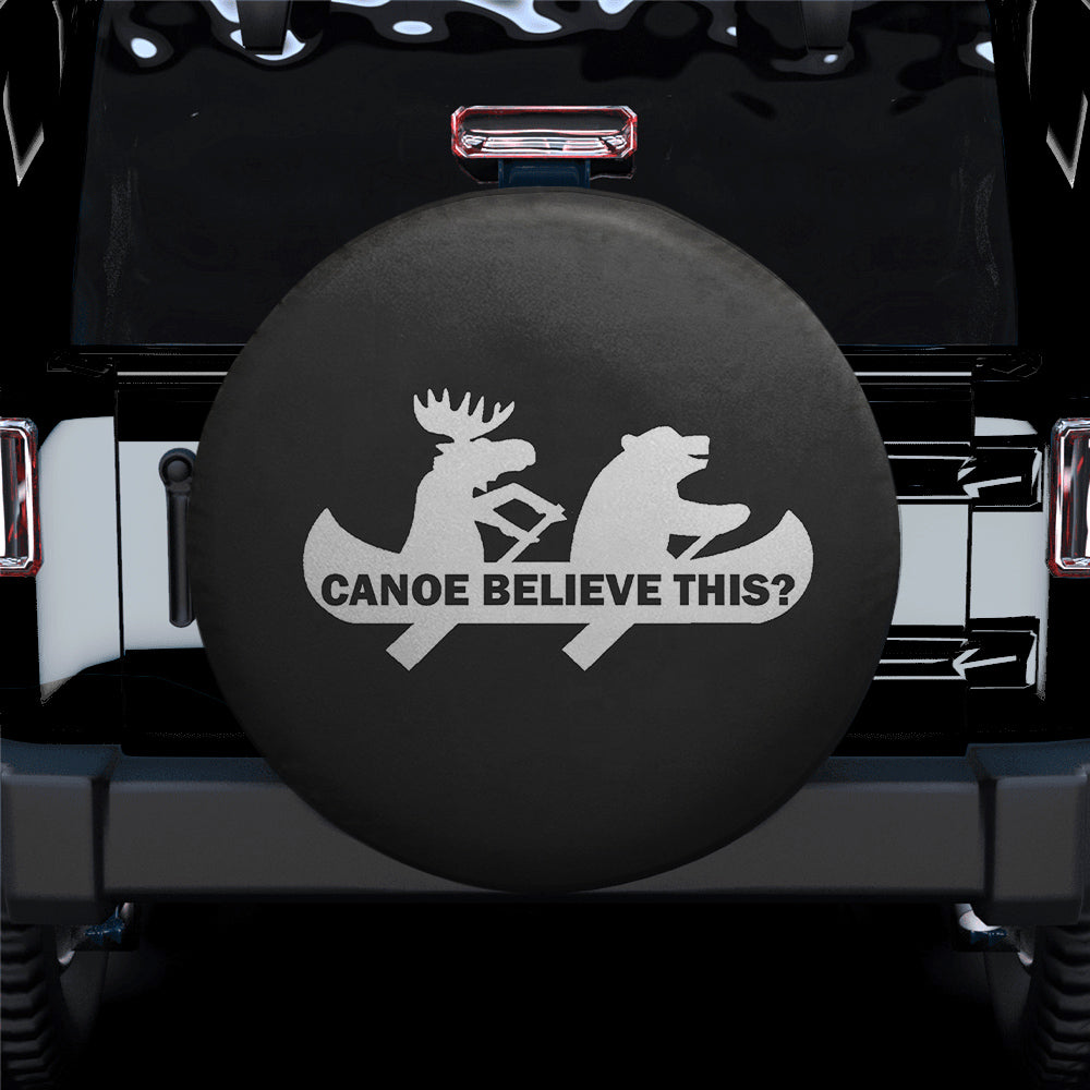 Canoe Believe This Spare Tire Cover