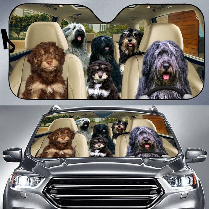 Cao Da Serra De Aires Car All Over Printed 3D Sun Shade