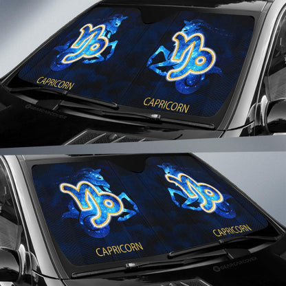 Capricorn Car Sunshade Custom Zodiac Car Interior Accessories