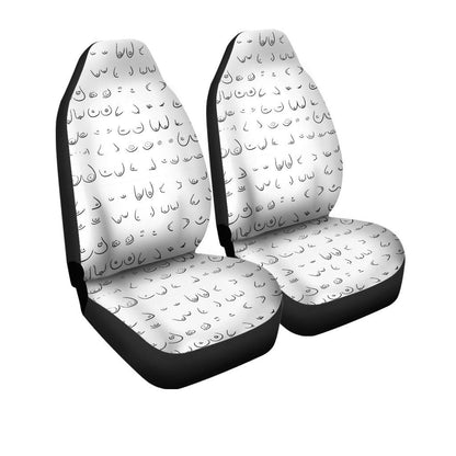 Car Seat Covers A Lot Of Boobs Funny Car Accessories