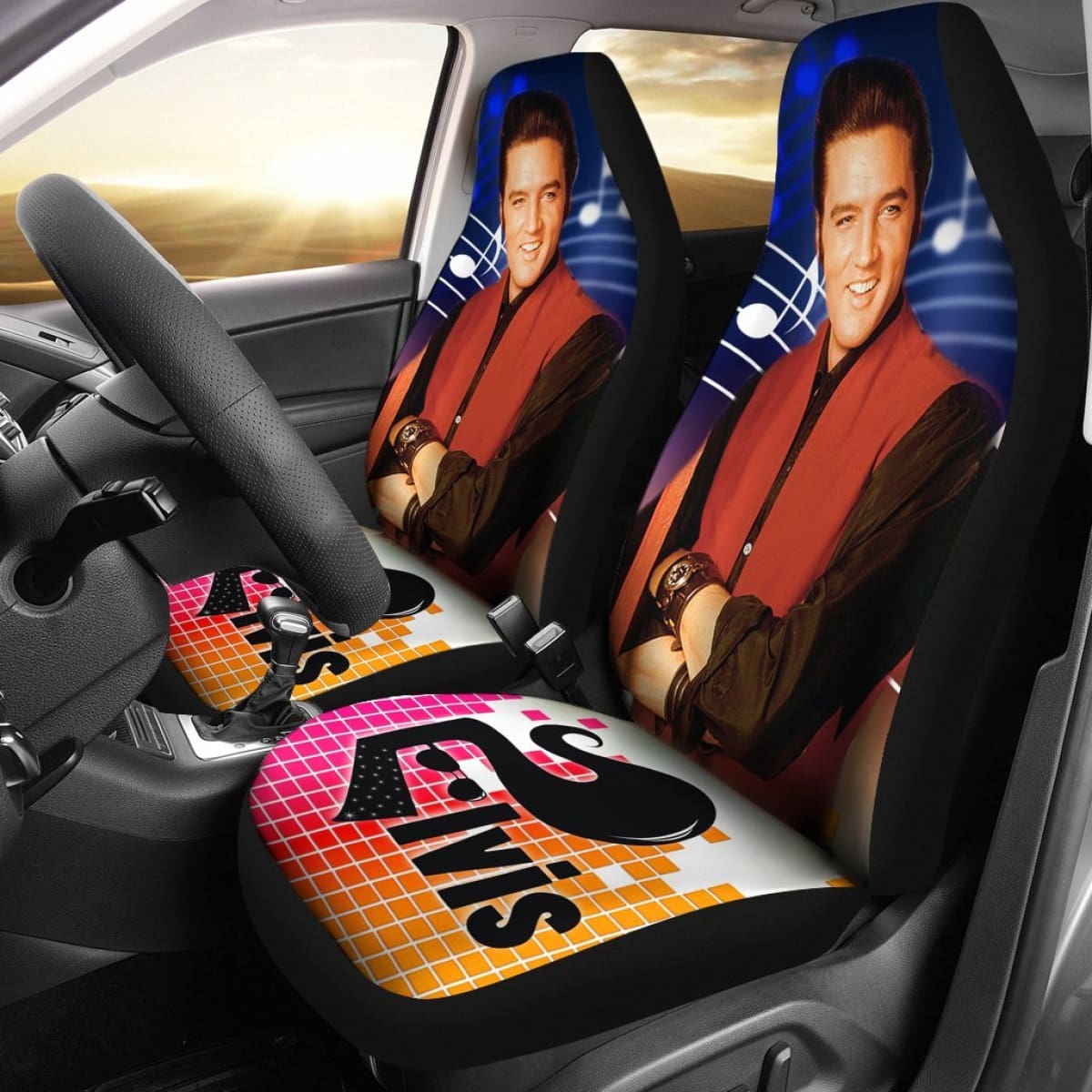Car Seat Covers - Elvis Presley Universal Fit 195417