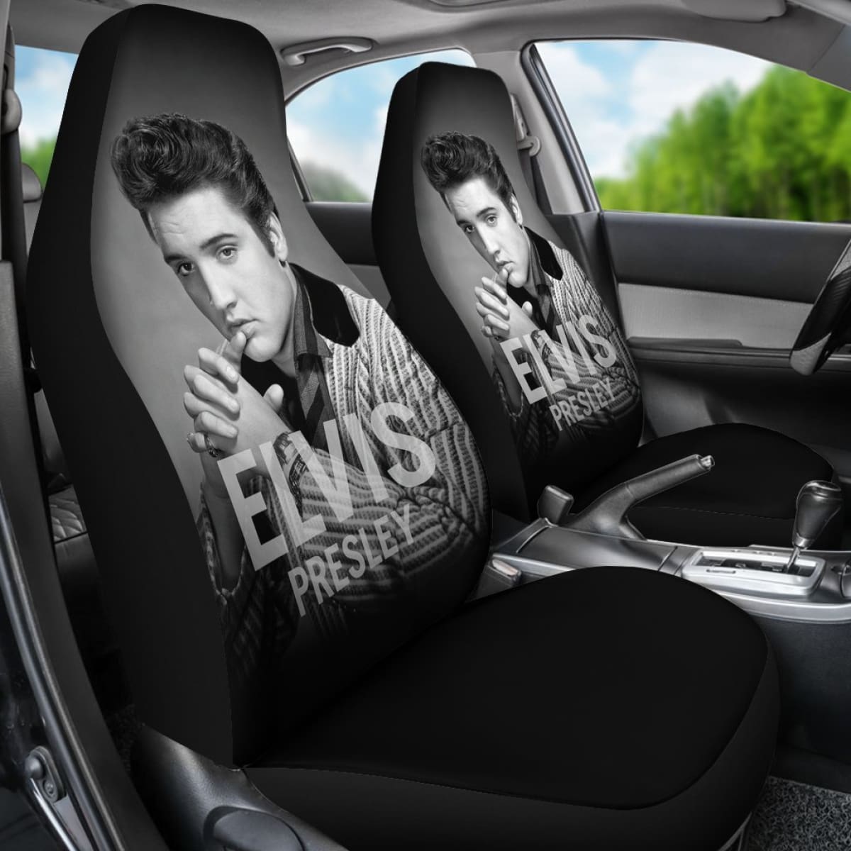 2Pcs Car Seat Covers - Elvis Universal Fit 195417