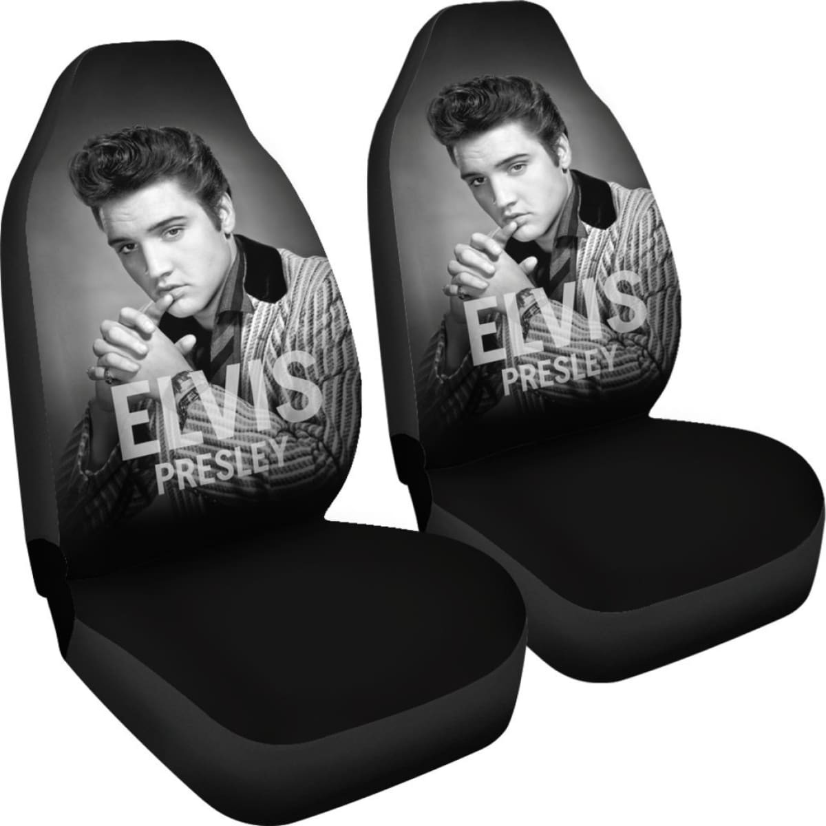 2Pcs Car Seat Covers - Elvis Universal Fit 195417