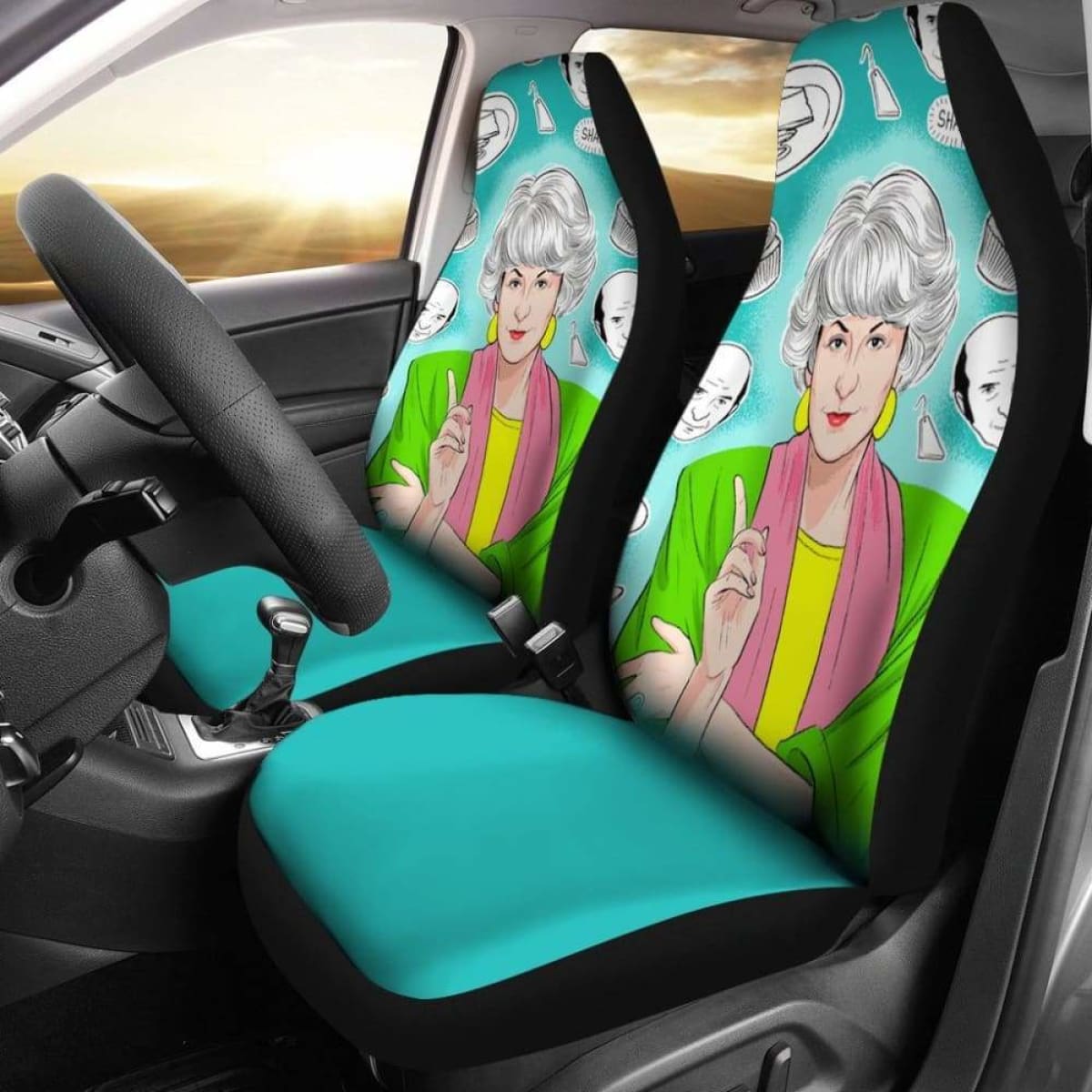 Car Seat Covers The Golden Girls 094128 Universal Fit