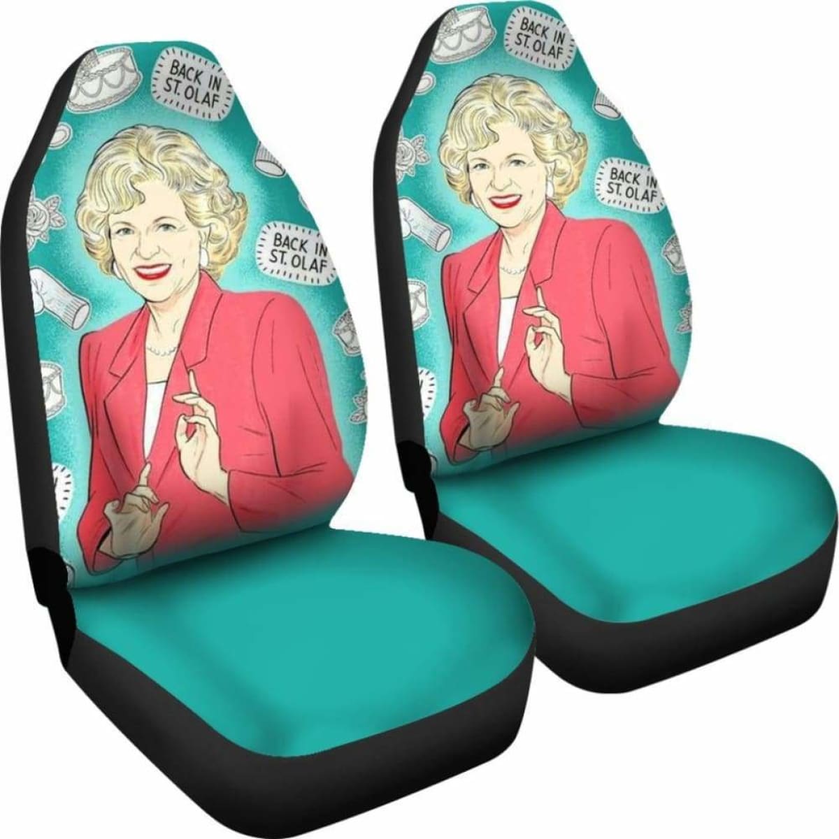 Car Seat Covers The Golden Girls 094128 Universal Fit