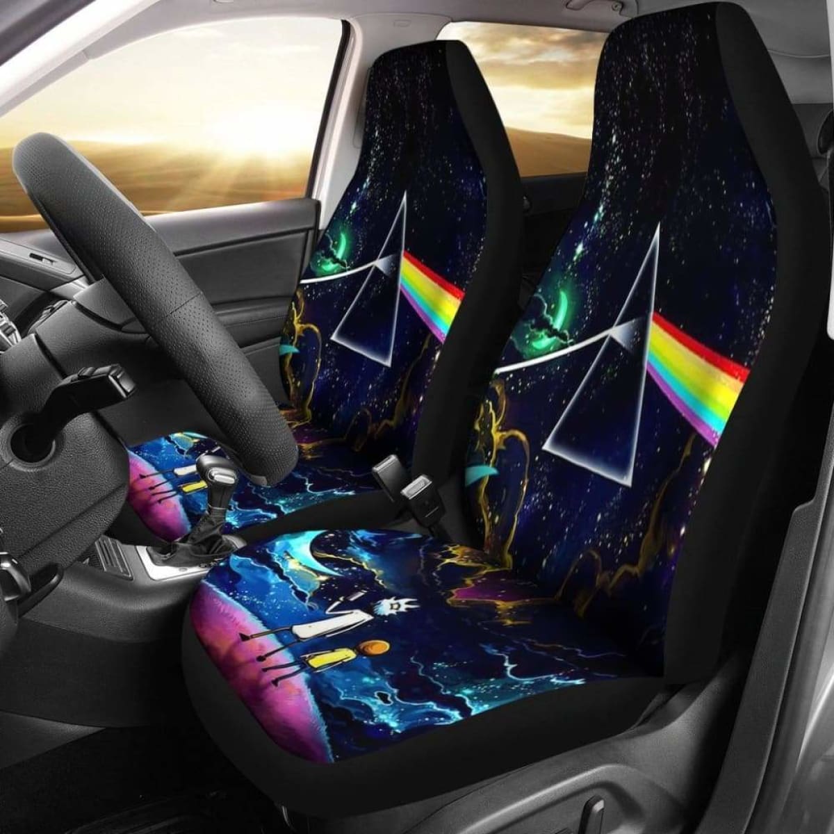 Car Seat Covers rick and morty 094128 Universal Fit