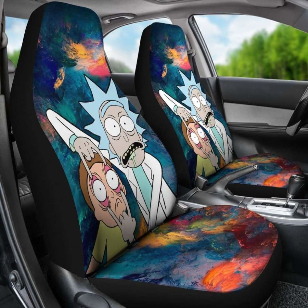 Car Seat Covers rick and morty 094128 Universal Fit