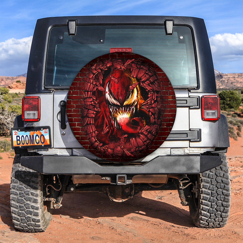 Carnage Break Wall Jeep Car Spare Tire Cover