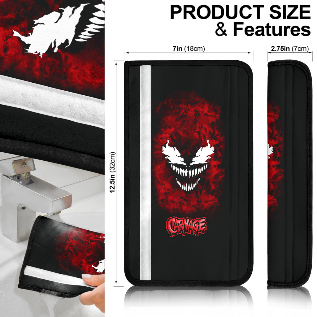 Carnage Car Seat Belt Cover